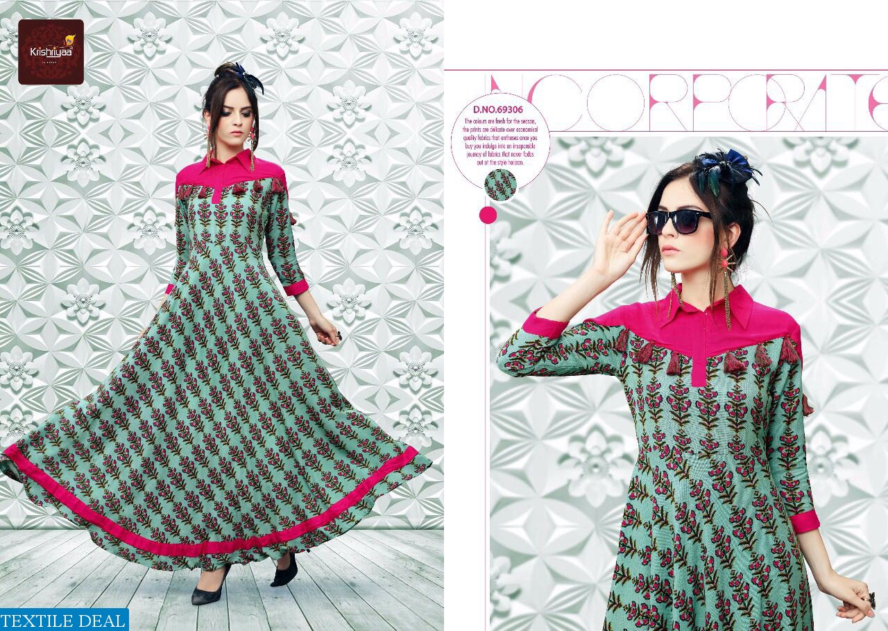 Exotic Wholesale Ready made anarkali kurtis